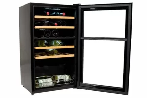 Vinata Premium Wijnkoelkast Cristallo Vrijstaand - Zwart