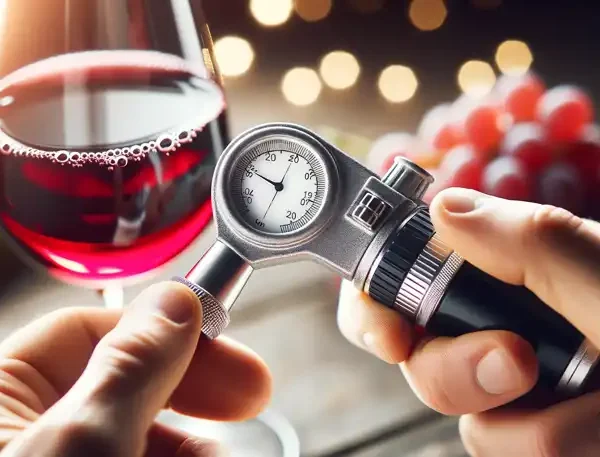 Wanneer wordt het best restsuiker van zelfgemaakte rode wijn gemeten?