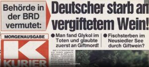 Glycolschandaal Oostenrijk 1985