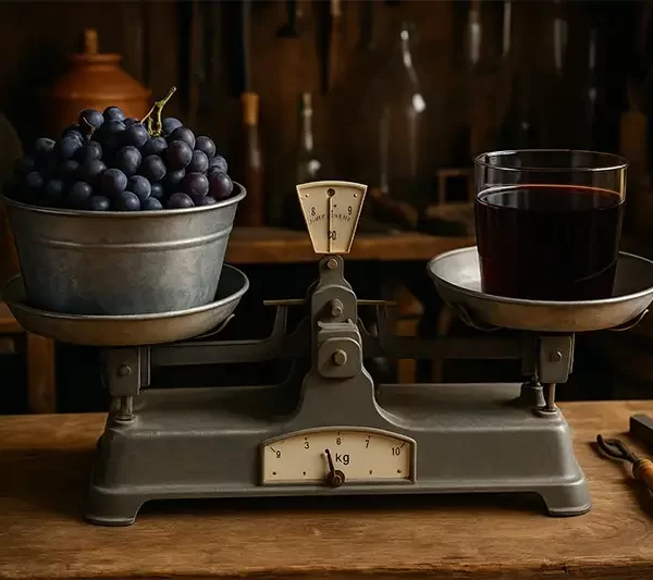 Hoeveel druiven heb je nodig om wijn te maken?