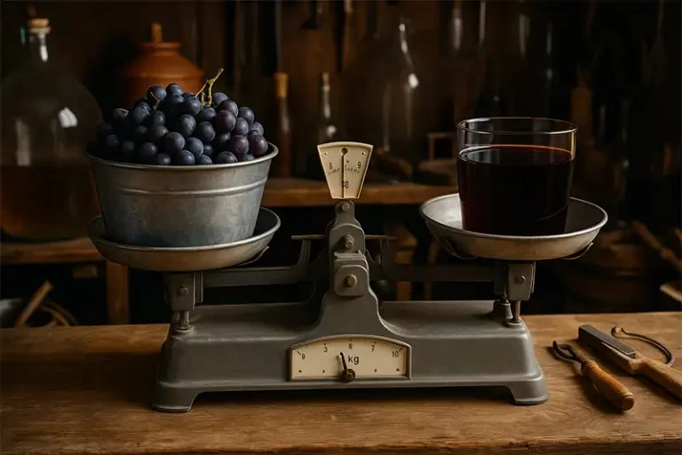 Hoeveel druiven heb je nodig om wijn te maken?